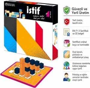 Zet Zeka Istif Ahşap Eğelenceli Zeka ve Akıl Oyunu 4+ Yaş 2 Oyuncu