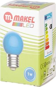Makel LED Gece Lambası, 1 W, Mavi
