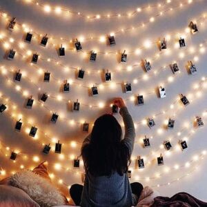Peri LED Işık 3 Metre (Sarı) Pilli Aydınlatma Şerit LED Saçak Spot Süsleme (5 Adet)