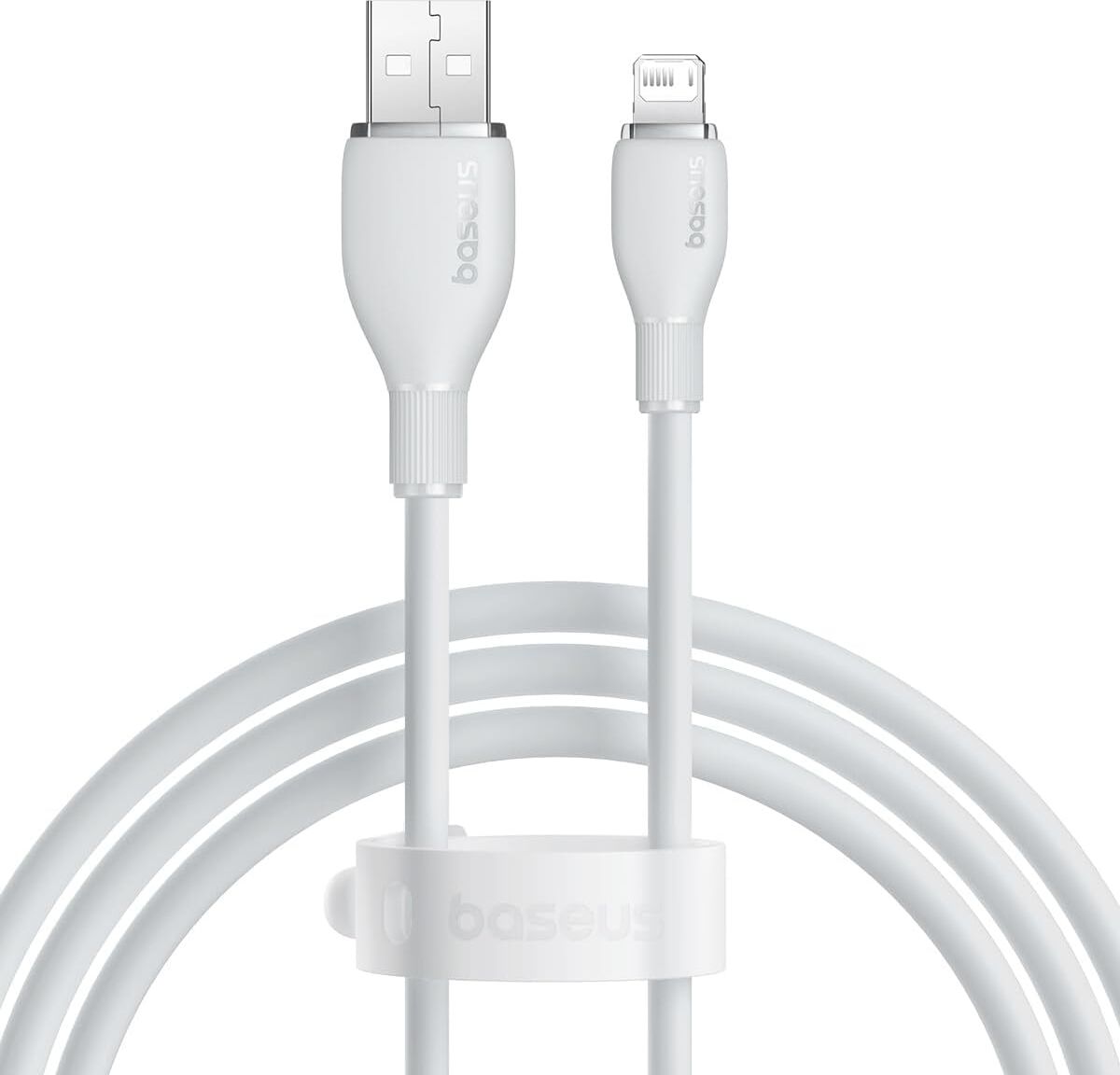 Pudding Hızlı Şarj Özellikli Lightning Kablo 2.4A, 1.2 Metre, Beyaz