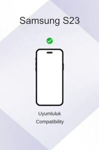 For  S23 ile Uyumlu Darbe Emici Esnek Silikon Siyah Lansman Cep Telefonu Kılıf ( S23)