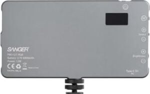 Sanger PRO-S21 V2 Rgb LED Video Işığı, Çok Renkli, Youtube ve Tiktok Çekimleri Için, Type-C Şarj