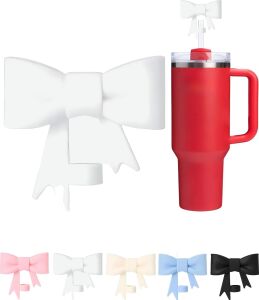 1 Adet Silikon Pipet Kapağı –  Quencher ile Uyumlu 10 mm Pipetler Için – Toz Koruyucu, Fiyonklu Tasarım – Beyaz Renk