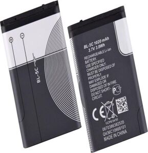 Bl-5c Batarya 1020 Mah 3.7V 3.8WH Li-On Batarya