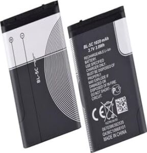 Bl-5c Batarya 1020 Mah 3.7V 3.8WH Li-On Batarya