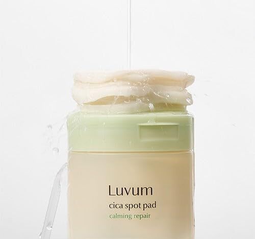Luvum Hassas Ciltler Için Tonikli Ped Cica Spot Pad Calming Repair (Yedek Paket)
