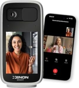Xenon Smart Ev Kamerası (Ekranlı) | 2560P 4mp Mobil Kontrol Wifi 360° Hareket Takip Bebek Kamerası 2'li Set