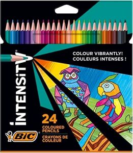 Color Up Üçgen Kuru Boya Kalemi, 24'lü Kutu