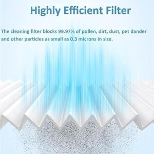 Q5 Max+Plus-Q5 Pro/ Q5 Pro+Plus/ Q8 Max/ Q8 Max+Plus Roborock ile Uyumlu Yan Fırça,hepa Filtre,yüksek Kalite Fiber Mop Paspas Yedek Parça Seti-Beyaz 6 Parça