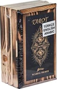 Star Oyun Aletleri Tarot Oyun Kartı Ahşap Kutulu