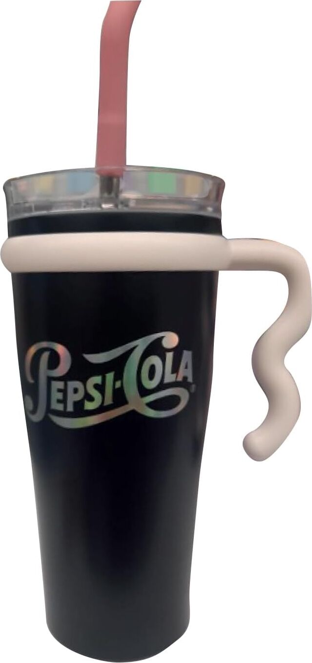 Çelik Içli Termos Bardak 1000 ml Siyah Kola