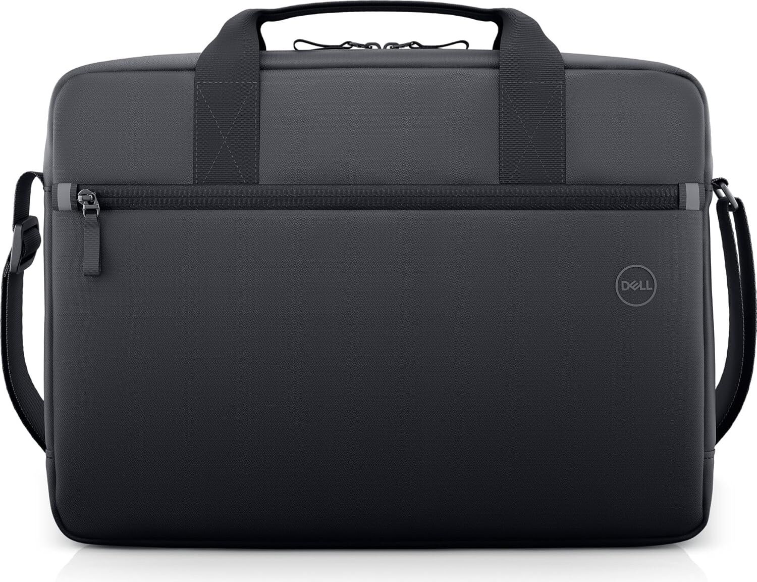 Dell 14-16 Ecoloop Essential Evrak Çantası - CC3624 - Fermuarlı Ön Cep, Bagaj Geçişi, Ayarlanabilir Omuz Askılı Hafif - Siyah