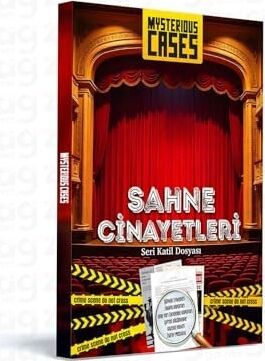 Cases Sahne Cinayetleri, Seri Katil Dosyası, Dedektif Temalı Kutu Oyunu, 16+ Yaş