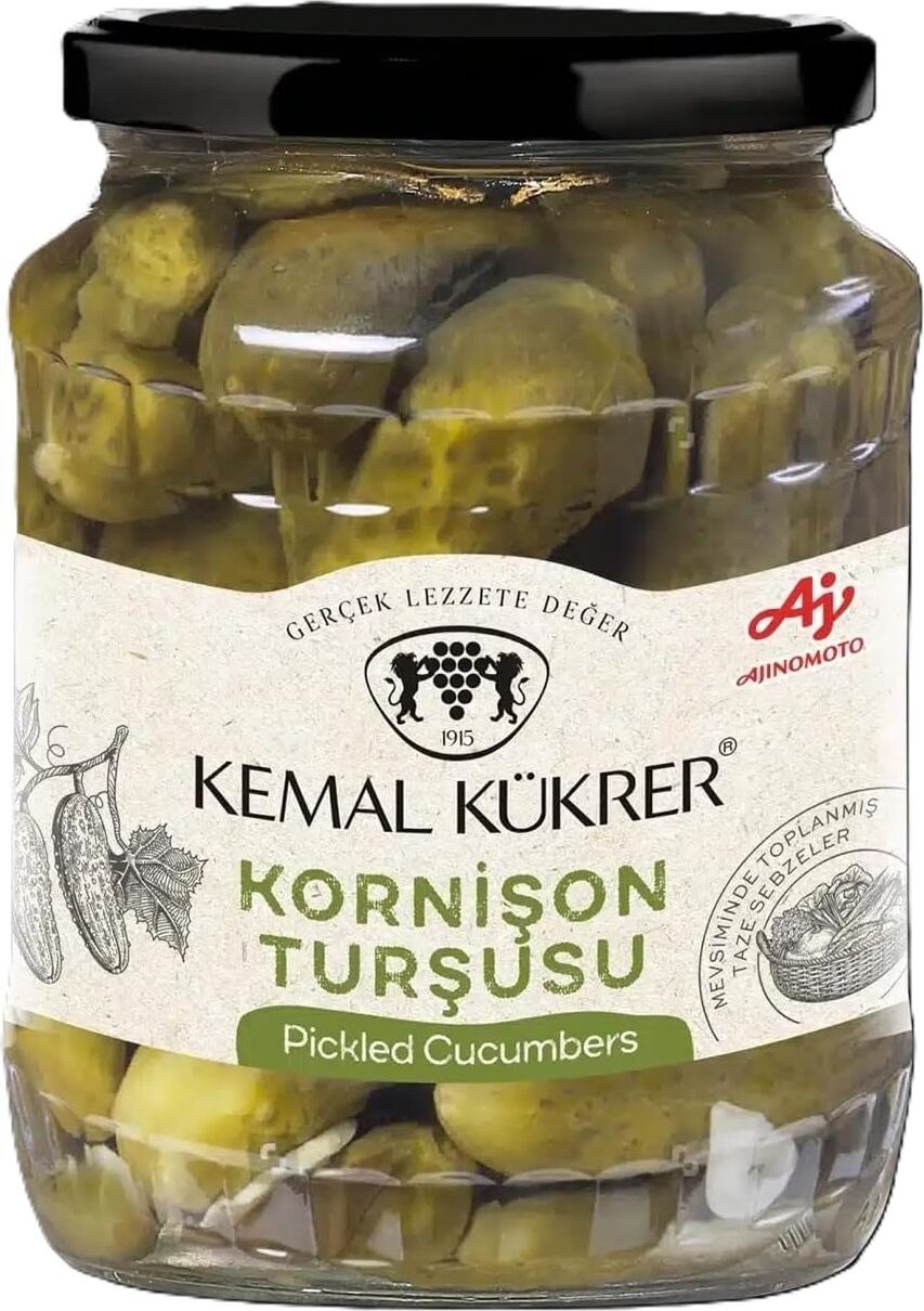 Kornişon Turşu No:2 Cam Kavanoz 680 gr