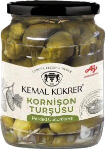 Kornişon Turşu No:2 Cam Kavanoz 680 gr
