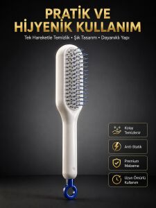 Yeni Nesil Saç Fırçası Saç Derisini Ölü Derilerinden Arındırır Kolay Temizlenen