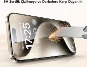 Apple iPhone 16 Ekran Koruyucu Nano Şeffaf Esnek 9h