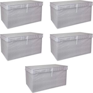 Çok Amaçlı Düzenleyici Kutu Organizer Cırt Cırtlı Hurç Mega Plus Boy 40CM x 30CM x 70CM (5 Adet)