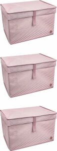 Çok Amaçlı Düzenleyici Kutu Organizer Cırt Cırtlı Hurç Mega Plus Boy 40CM x 30CM x 70CM (5 Adet)