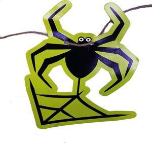 Örümcek Şekilli Asmalı Halloween Flama Banner Afiş 2 Metre