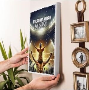 Sarı Kırmızı Taraftarlara Özel Kanvas Tablo