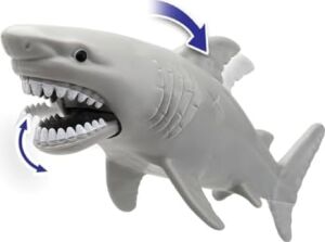 Wild Quest Köpekbalığı Oyun Seti 22 cm Okyanus Köpekbalığı 10 cm Hareketli Dalgıç Figürü Küçük Balık ve Su Altı Keşif Aksesuarlı Çocuk Rol ve Aksiyon Oyuncak Seti
