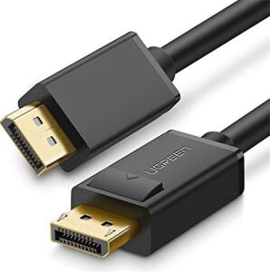 4K 60Hz Displayport To Displayport Kablo, 2 Metre, Siyah