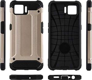 Oppo A73 ile Uyumlu Çift Katman Koruyucu Crash Military Tank Kılıf - Mavi