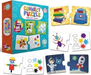 Circle Toys Connect Puzzle Bağlantı Kurma Oyunu Eşleştirme Kartları