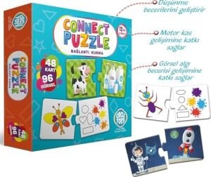 Circle Toys Connect Puzzle Bağlantı Kurma Oyunu Eşleştirme Kartları