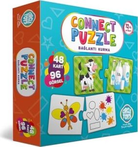 Circle Toys Connect Puzzle Bağlantı Kurma Oyunu Eşleştirme Kartları