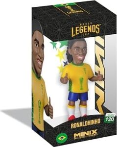 Mınıx - Football Legends - Dünya Efsaneleri Şampiyonası #120 - Brezilya - Ronaldinho - Koleksiyon Figürü 12 cm