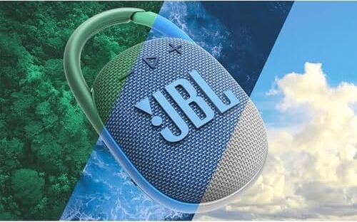 Jbl Clip 4 Eco Bluetooth Hoparlör, Geri Dönüştürülmüş Malzemeden, Mavi – Su Geçirmez, Taşınabilir Müzik Kutusu, Pratik Karabinalı – 10 Saate Kadar Kablosuz Müzik Akışı