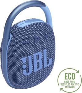 Jbl Clip 4 Eco Bluetooth Hoparlör, Geri Dönüştürülmüş Malzemeden, Mavi – Su Geçirmez, Taşınabilir Müzik Kutusu, Pratik Karabinalı – 10 Saate Kadar Kablosuz Müzik Akışı