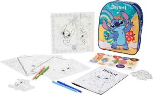 Disney Stitch Sırt Çantalı Boyama ve Çizim Seti