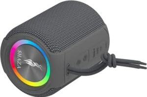 Taşınabilir Bluetooth Hoparlör Ipx6 Suya Dayanıklı - 6W Ses Çıkışı Gri