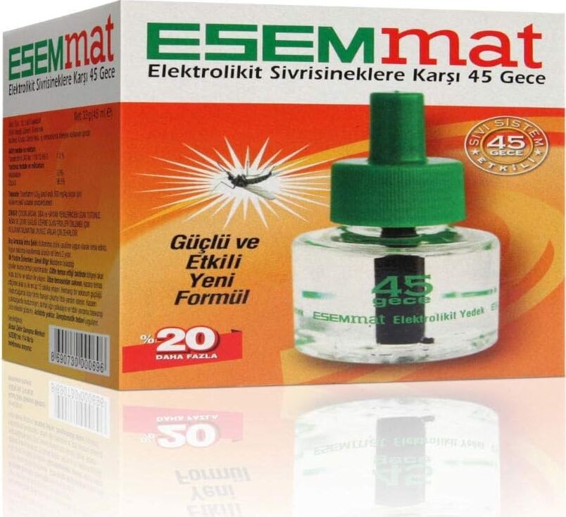 Esemmat Elektrolikit Yedek 45 Gece 2'li Paket