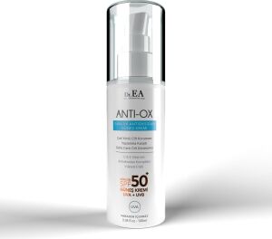 Anti-Ox Ton Eşitleyici Anti Aging Etkili 50 Spf Suya Dayanıklı Yüz Güneş Kremi