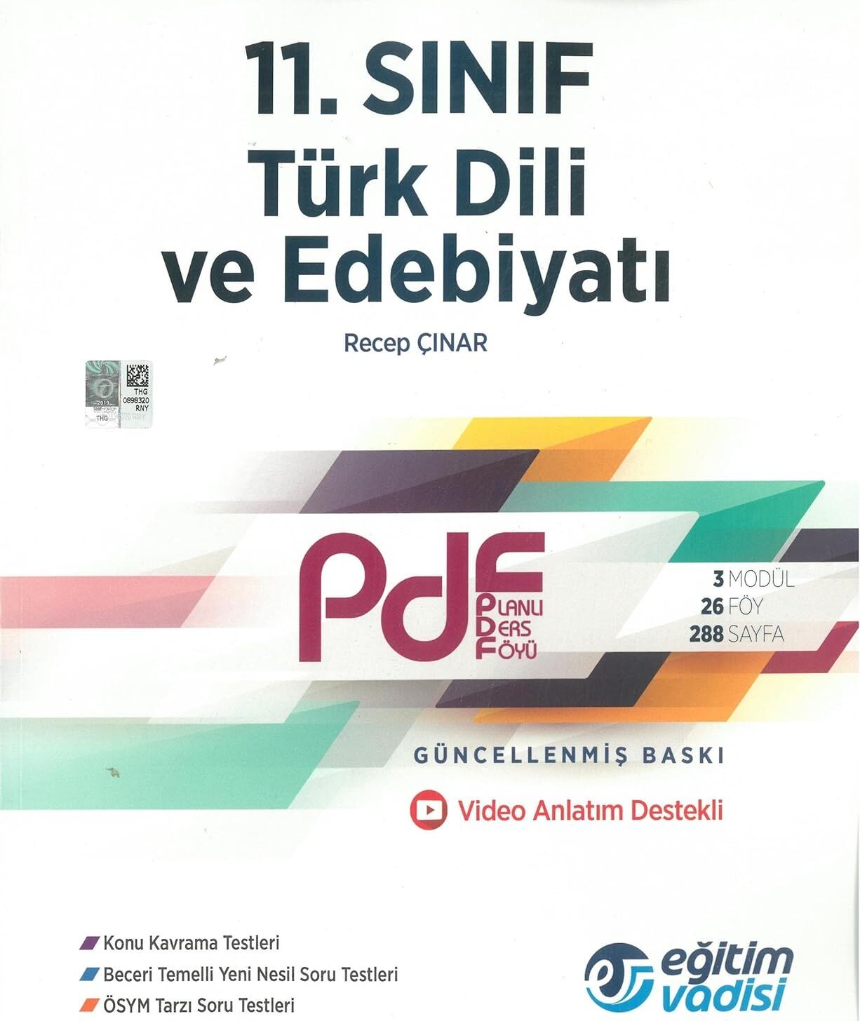 Eğitim Vadisi 11. Sınıf Türk Dili ve Edebiyatı Güncel Pdf Planlı Ders Föyü