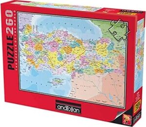 Puzzle - Türkiye Siyasi Haritası / 260 Parça Puzzle, #3269