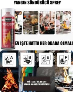 Yangın Savar Tüpü Sprey
