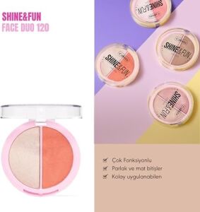 Callista & Fun Face Duo 120 Allık & Aydınlatıcı Paleti