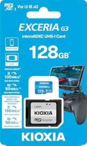 128GB  G3 Micro Sdxc U1 V30 A2 4K 160/50MB/SN Hafıza Kartı (Sd Adaptörlü)