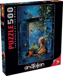 Puzzle - Mavi Gece / 500 Parça Puzzle, #3639