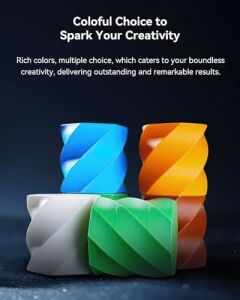 Creality Ender Fast Pla Filament 1,75 Mm, 3D Yazıcı Filament 300 Mm/sn'ye Kadar Yüksek Hız, Geri Dönüştürülebilir Karton Makara, Çoğu Fdm 3D Yazıcıya Uygun - 1 kg (2,2 Lb) Mor