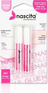 Pembe Takma Tırnak Yapisticisi