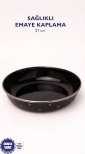 Star Emaye Bowl Tabağı - Bowl Kase - Salata Kasesi - Sunum Kasesi