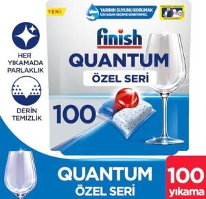 Quantum Özel Seri 100 Kapsül Bulaşık Makinesi Deterjanı Tableti (1 x 100 Kapsül)