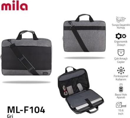 ML-F100 13,14,15.6 Mila Laptop Çantası,,mac Air Uyumlu