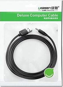 USB Dc 5V 3.5mm Güç Kablosu 1 Metre